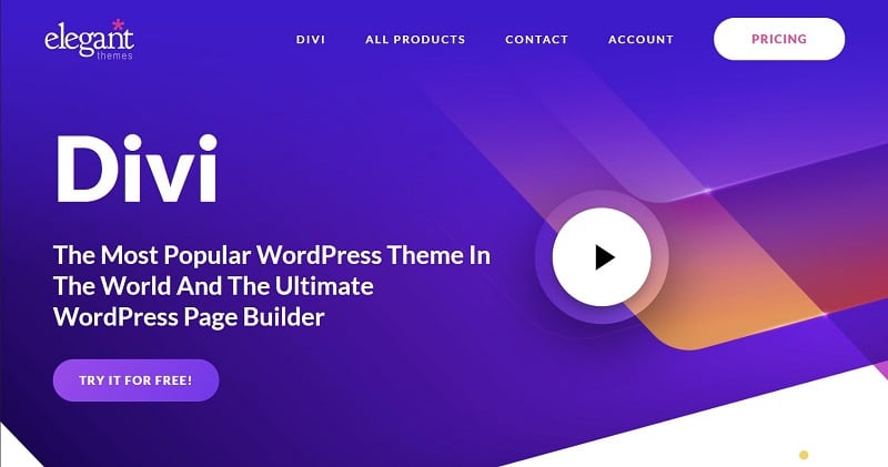 Divi Homepage