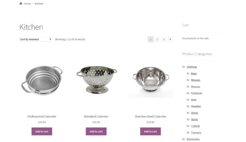Storefront is one of the fastest WooCommerce themes