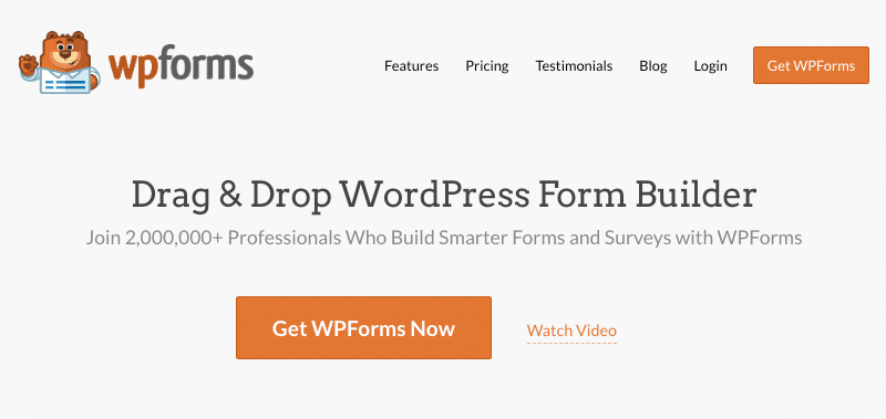 WPForms Form Builder WordPress Plugin