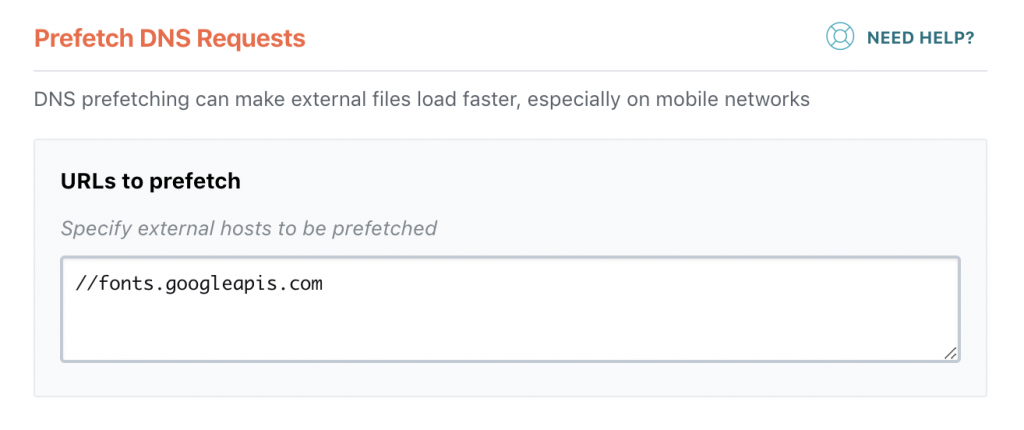 Prefetch DNS requests with WP Rocket