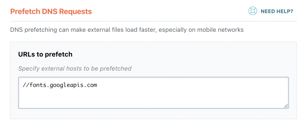 How to prefetch URLs with WP Rocket