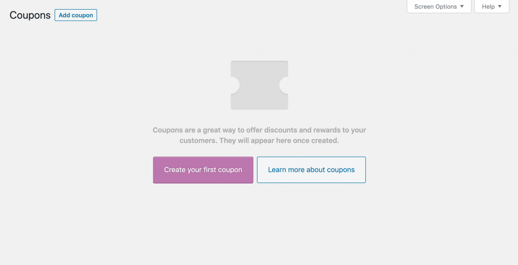 Adding coupons on WooCommerce