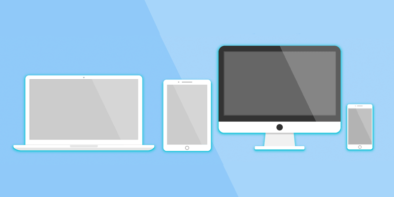 Different screen sizes
