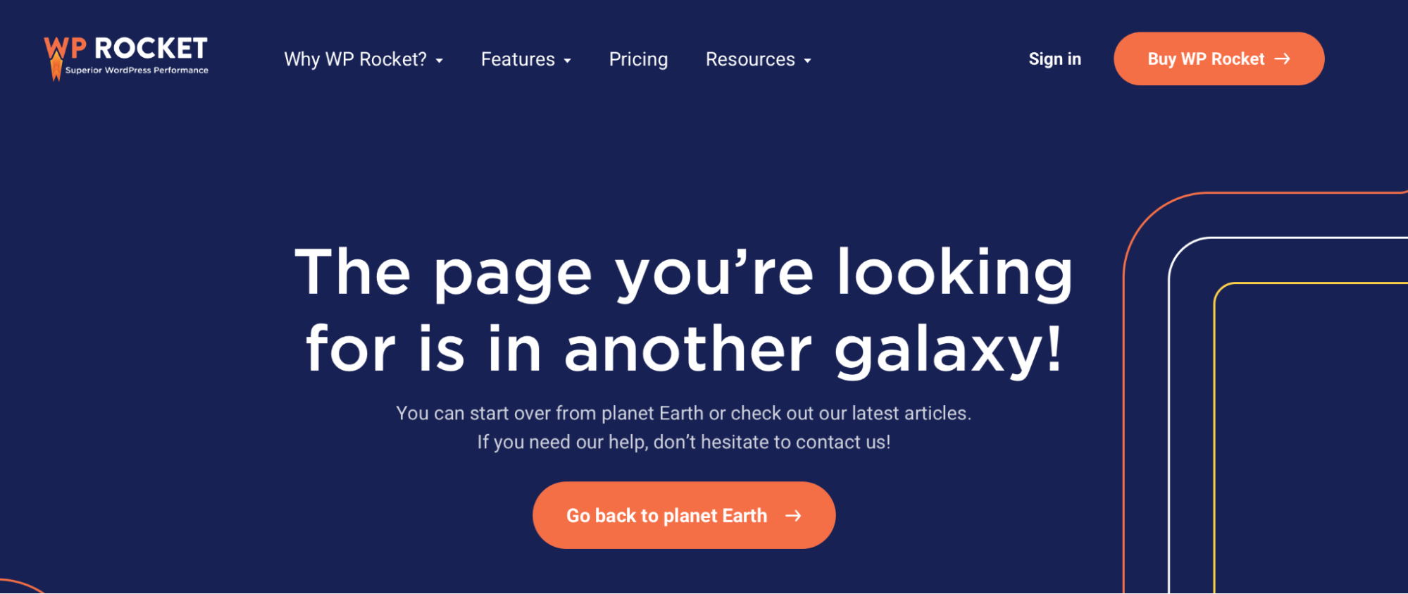 Exemple d'erreur 404