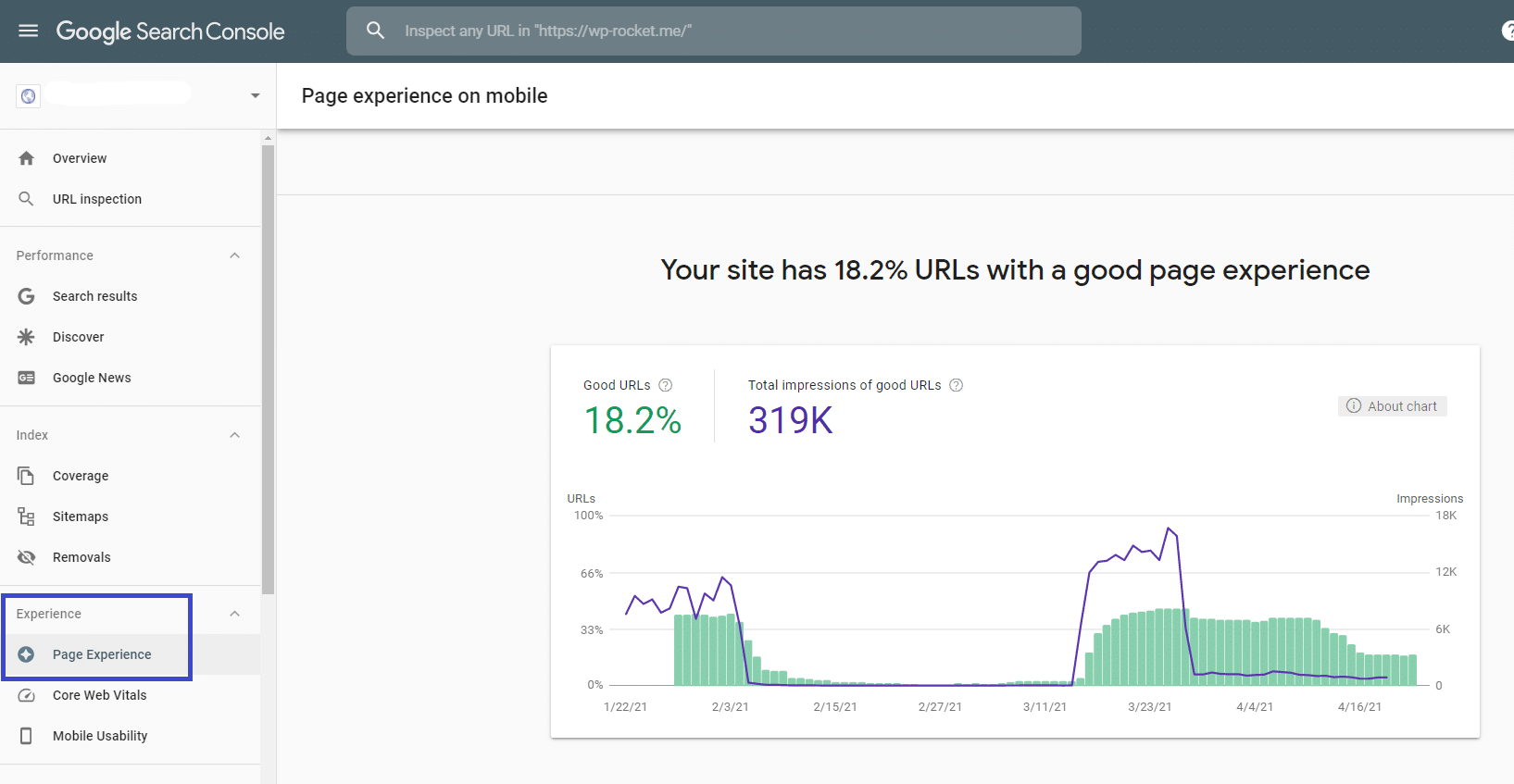 The Page Experience report - Search Console