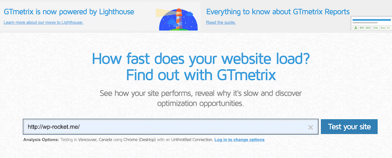 Check WordPress site speed with GTmetrix and increase the score