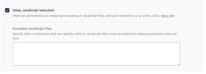 Delay JS - WP Rocket
