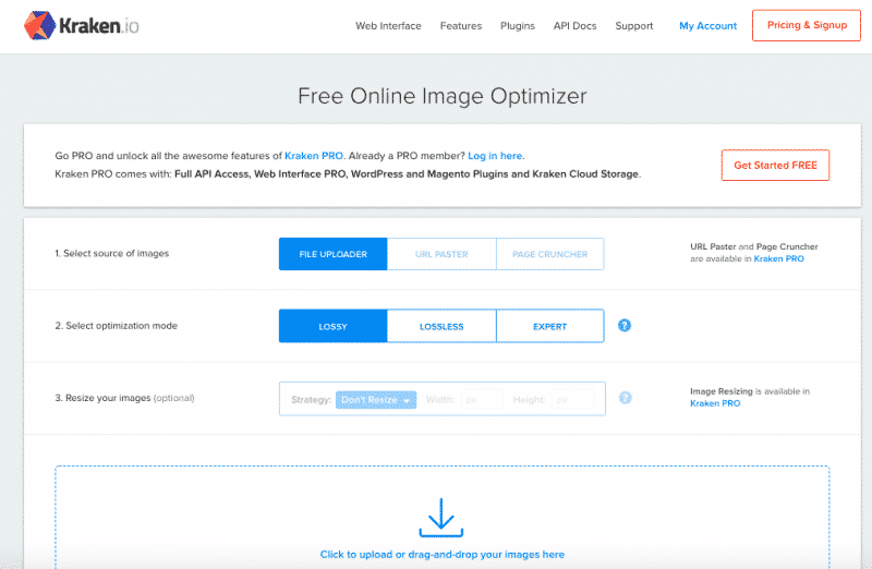 Kraken image compression tool
