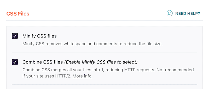 Minifying and combining CSS files - WP Rocket