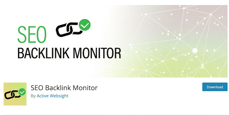 SEO Backlink monitor