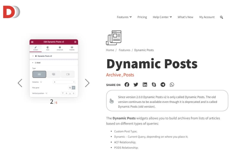 Dynamic content for Elementor. Source: dynamic.ooo
