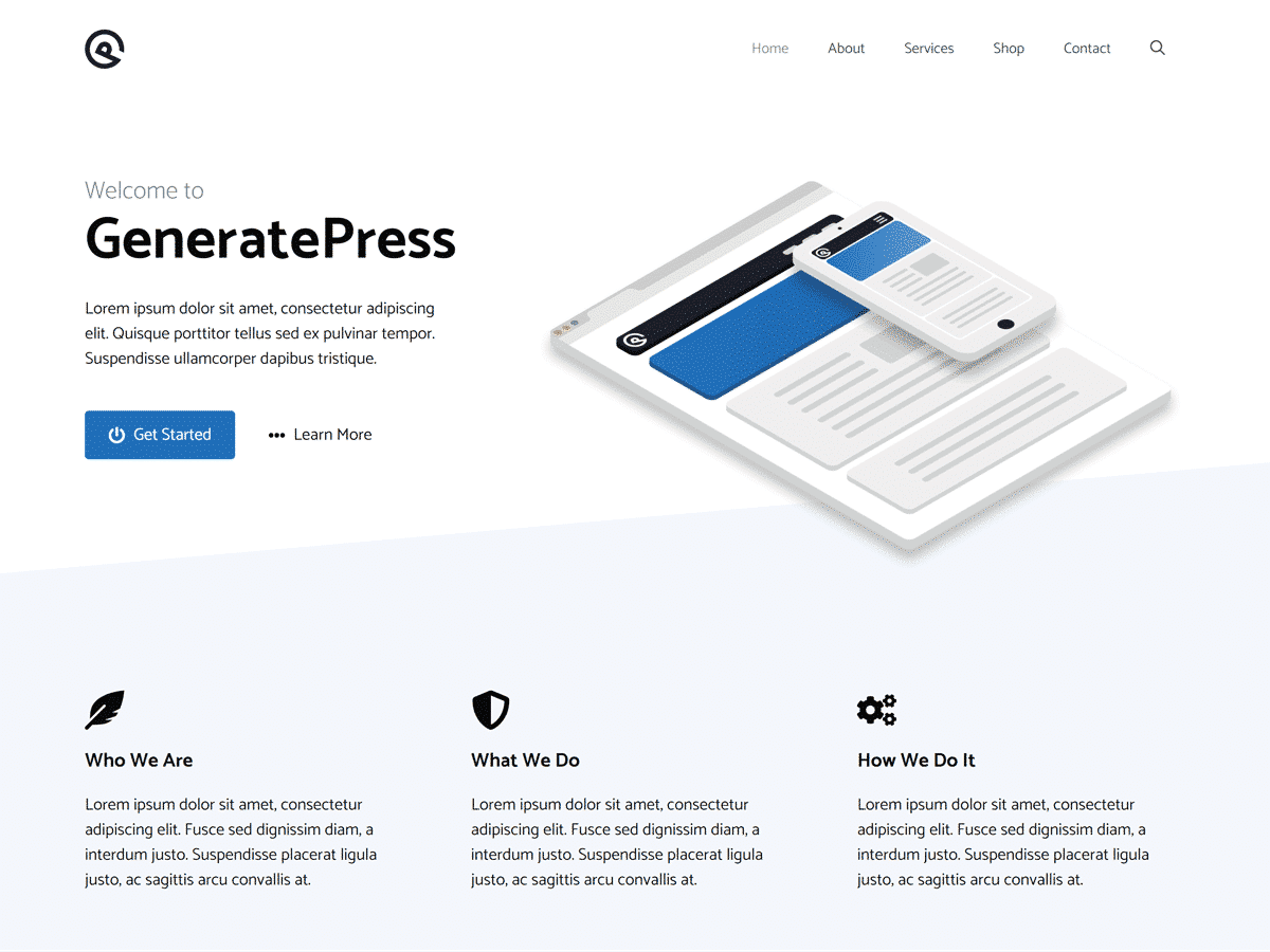 GeneratePress theme - Source: WordPress.org
