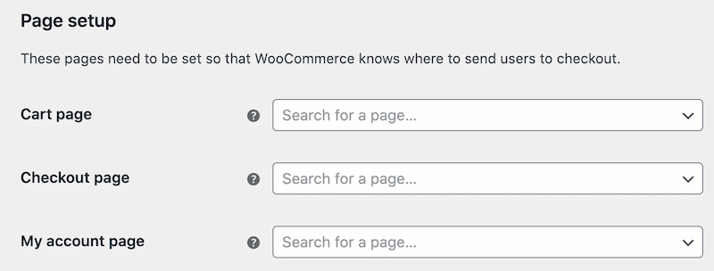 Example of dynamic pages - Source: WooCommerce