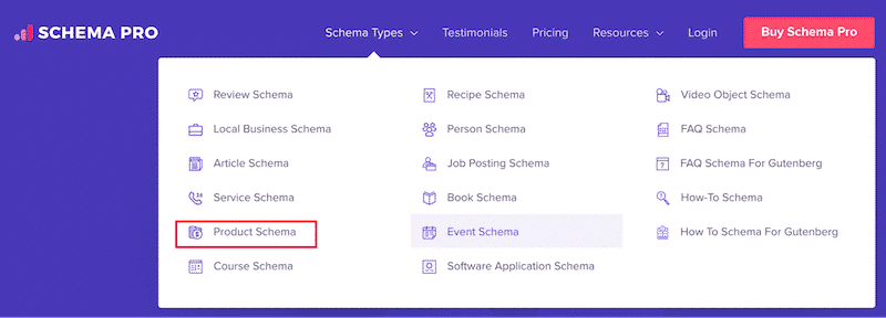 SchemaPro helps to map the product data  - Source: Schema pro
