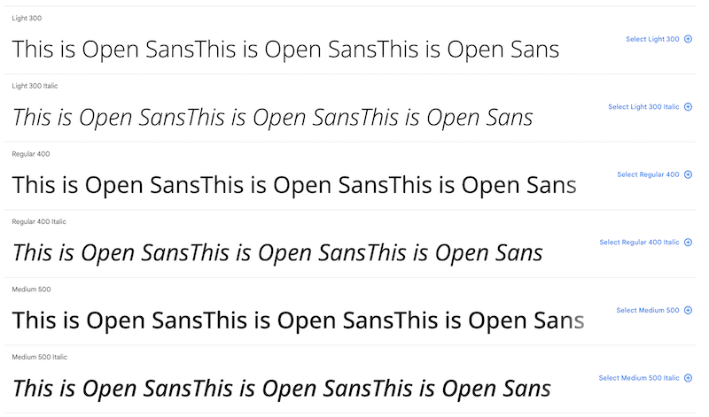 Open Sans - Source: Google Fonts