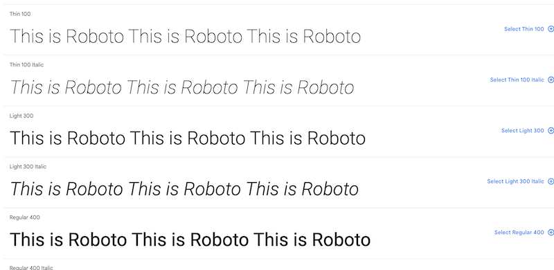 Roboto - Source: Google Fonts
