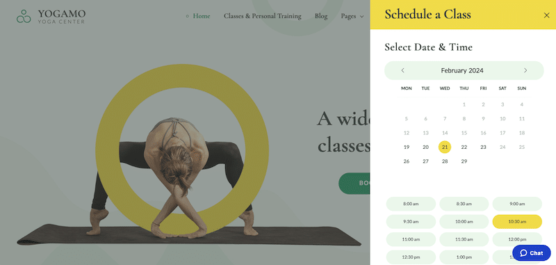 Yoga responsive theme - Source: Yogamo
