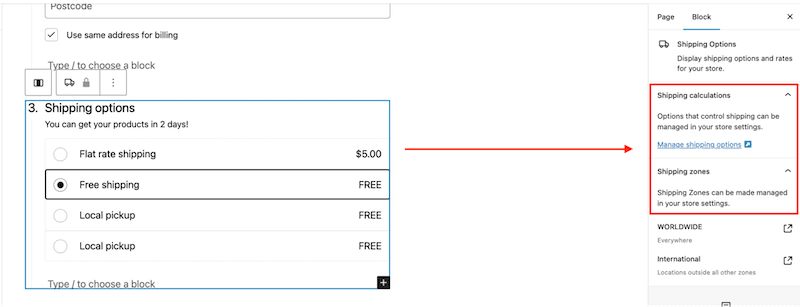 Editing dynamic fields in the Checkout page - Source: My WordPress admin
