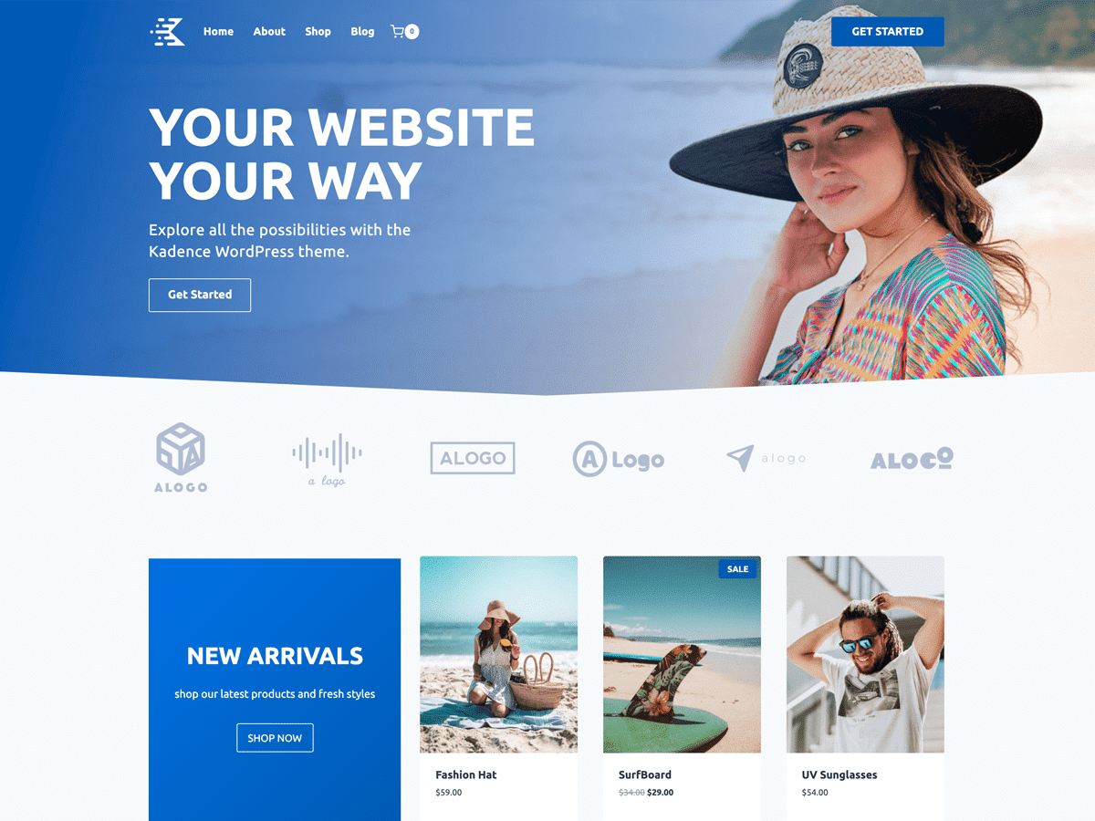 Kadence theme