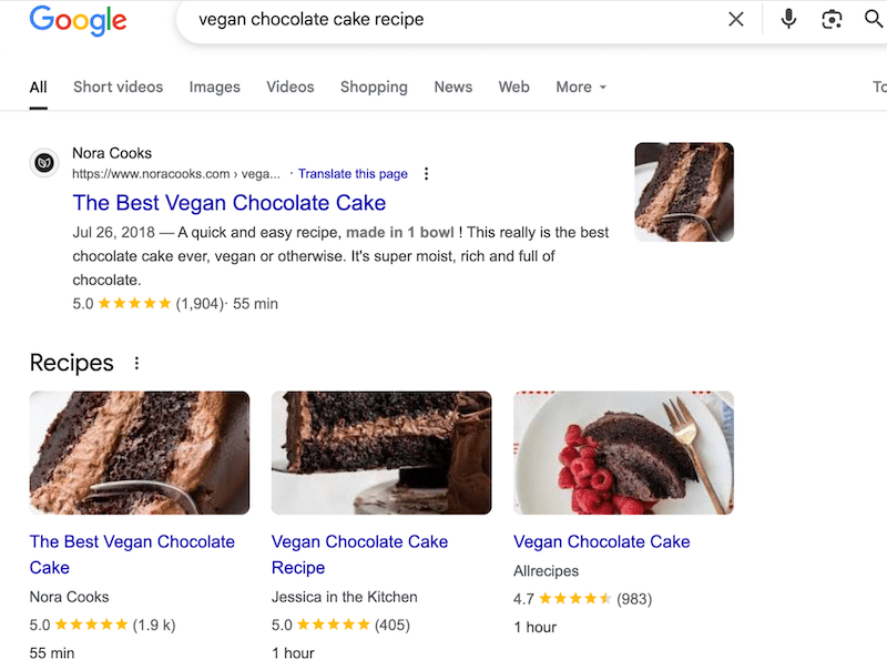 Using Schema markup to improve CTR 