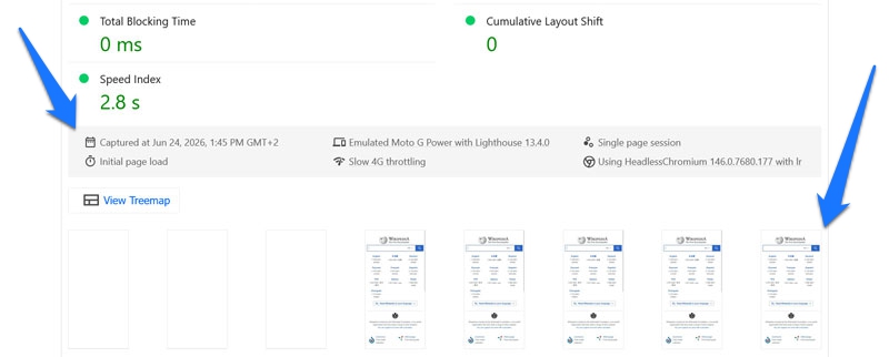 lab data device specs and filmstrip