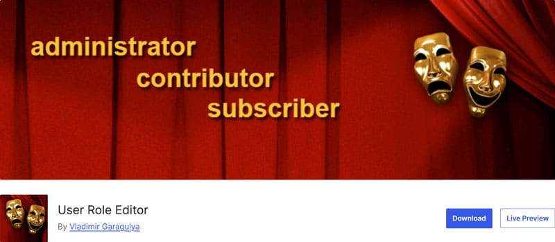 wordpress user role editor plugin