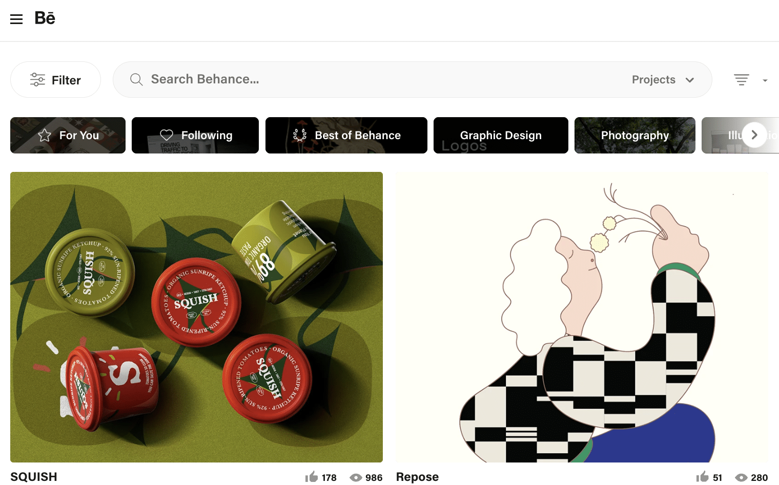 behance example