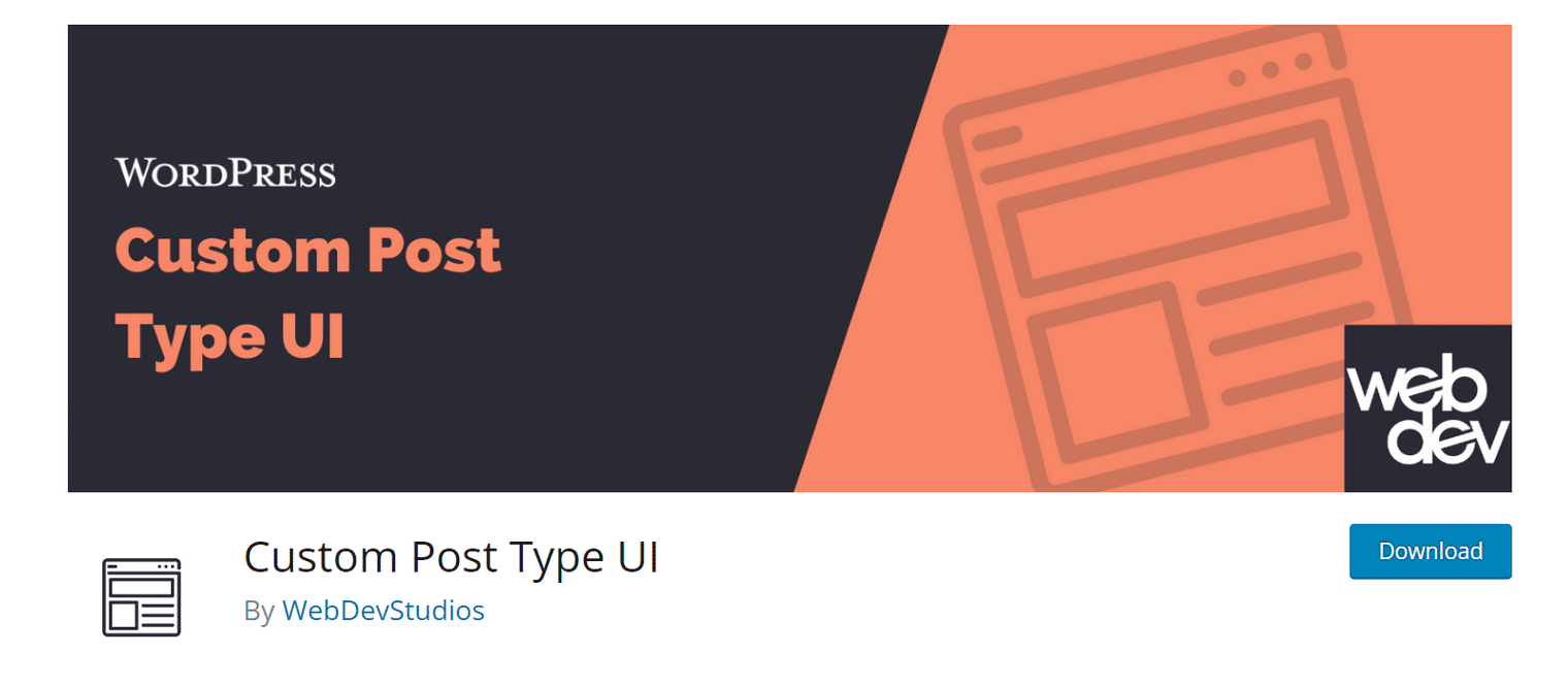 Custom Post Type UI