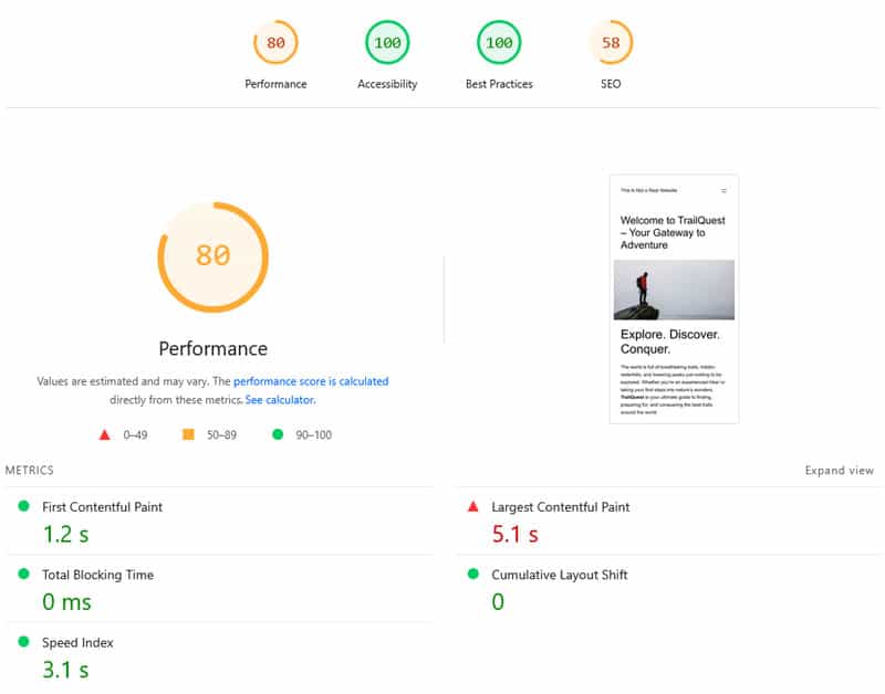 further speed test improvements