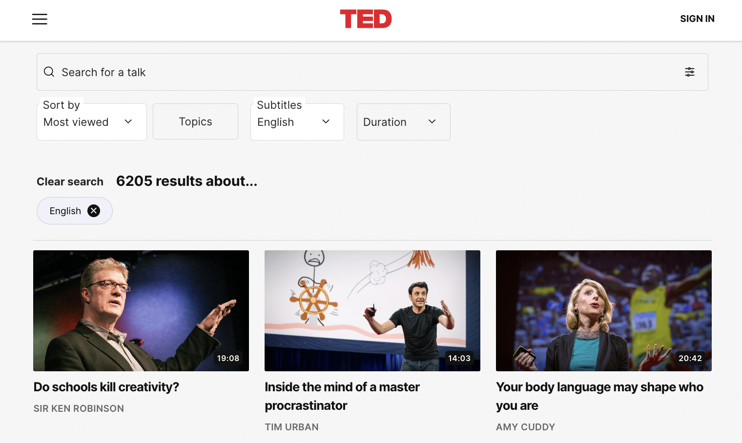 Ted.com exmaple