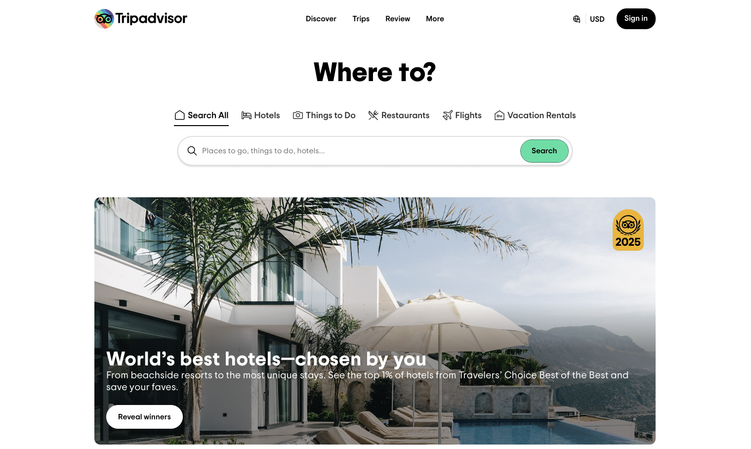 Tripadvisor example