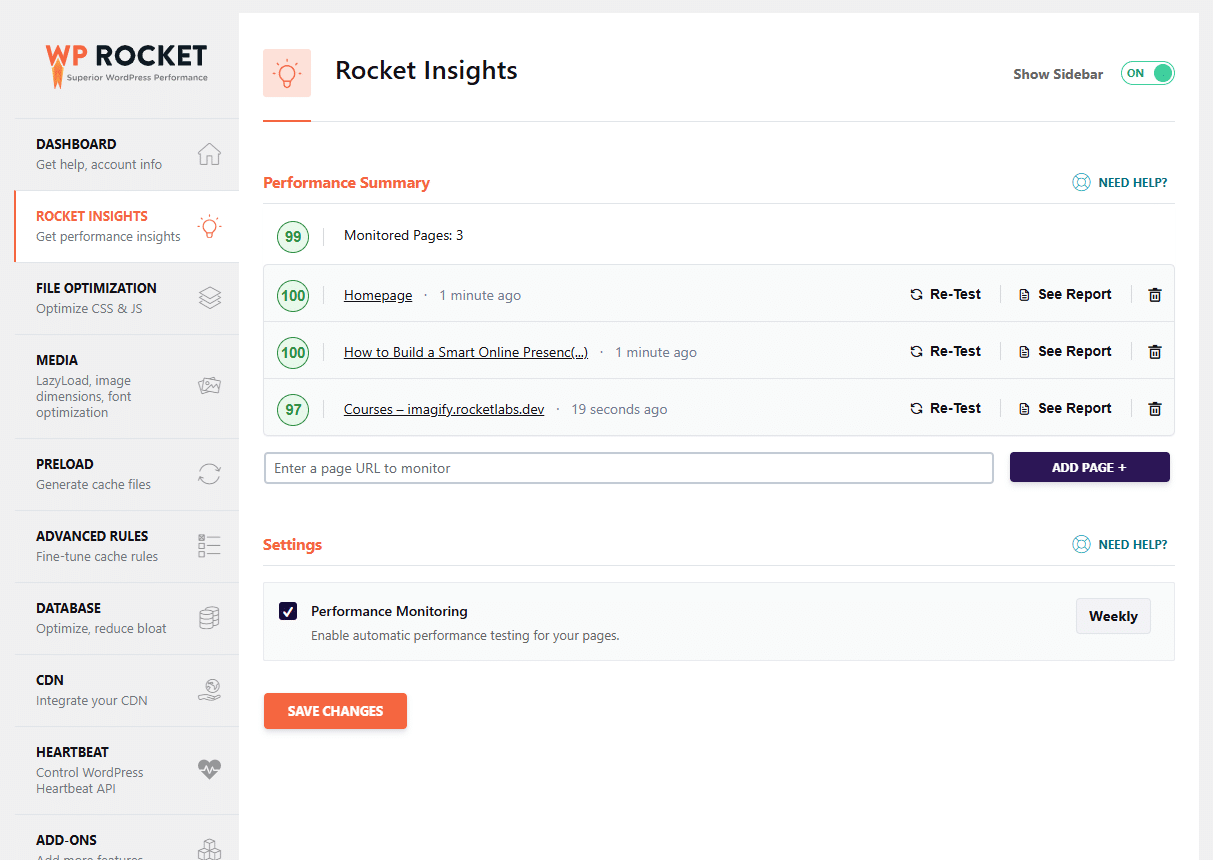 Performance Management Rocket WP Rocket 3.20: Introducing Rocket Insights for Hands-on Performance ...