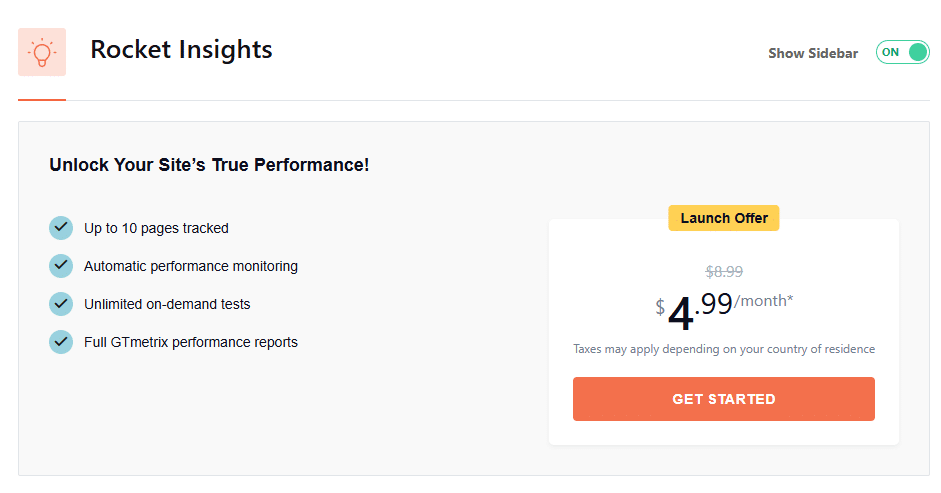 Rocket Insights - Get Started