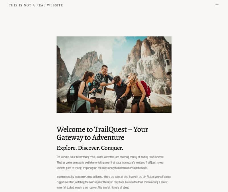 3rd parties insight test website