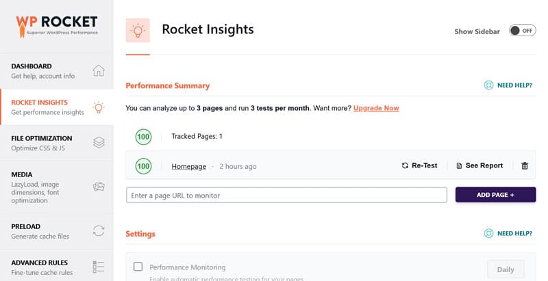 rocket insights example