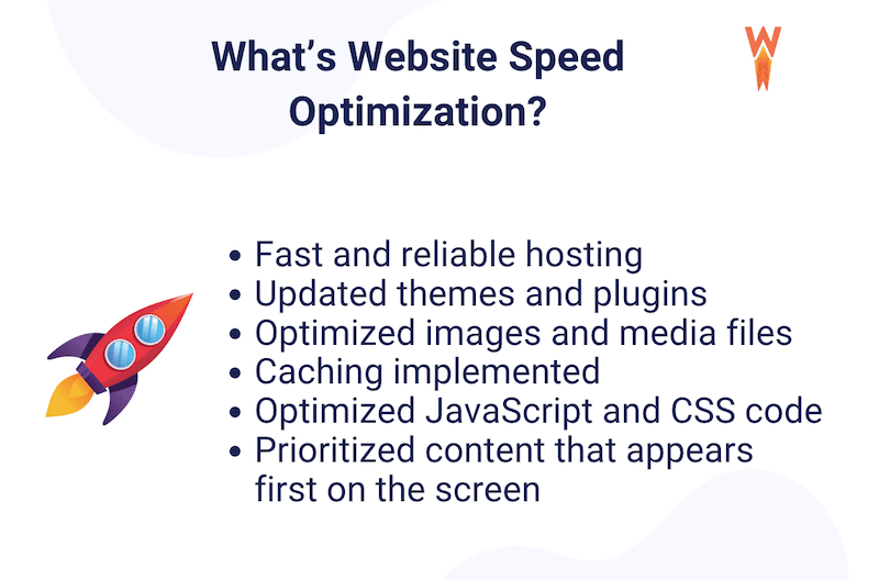 Website speed optimization techniques in a nutshell - Source: WP Rocket