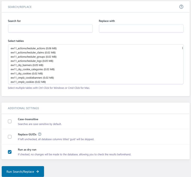 better search replace plugin