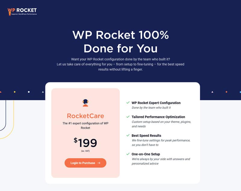 RocketCare homepage