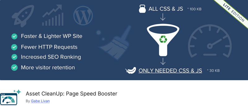asset cleanup wordpress plugin to improve core web vitals